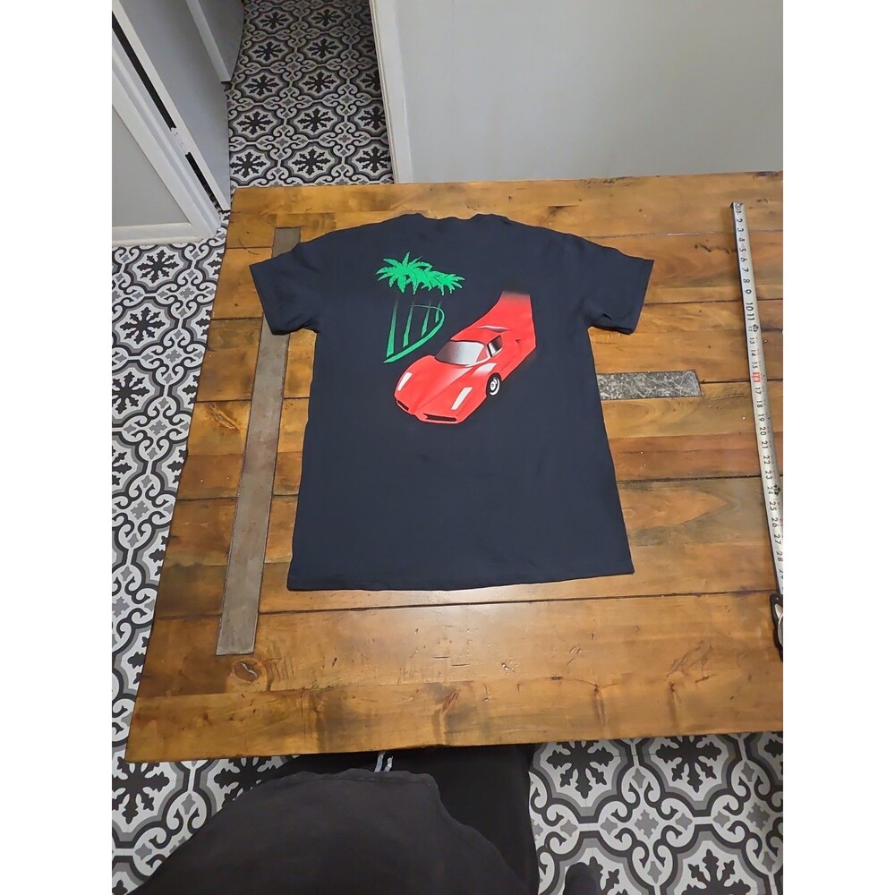 Highland Village 10th Annual Ferrari Festival T Shirt Enzo Graphic Back 2015